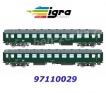 97110029 Igra Passenger coach type Bp-k, 4-dr, Usti n. Labem, of the CSD