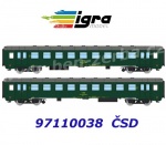 97110038 Igra Passenger Car Bai 8doors., CSD (Plzen), Epoch IV