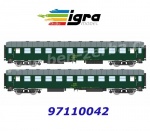 97110042 Igra Passenger coach type Bai 4doors, Brno, of the CSD