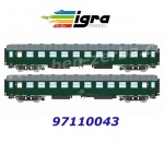 97110043 Igra Passenger coach type Bp, Praha, of the CSD