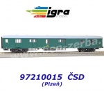 97210015 Igra Služební vůz řady DFa, ČSD (Plzeň)