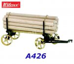 A426 Wilesco Lumber Wagon black-brass