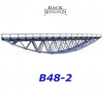 B48-2 Hack Railway Bridge for 2 tracks, metal, 485 mm