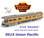 9015 Broadway Limited Osobní vůz Business Car, UP #119 "Kenefick", "Spirit of the Union Pacific"