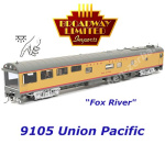9105 Broadway Limited Inspekční traťový vůz "Fox River", Union Pacific