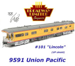9591 Broadway Limited Osobní vůz Business Car #101 "Lincoln", Union Pacific