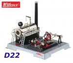 D22 00022 Wilesco Twin Ciylinder Steam Engine