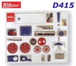D415 Wilesco Traction Steam Engine Blue-Brass Kit