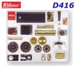 D416 Wilesco Traction Steam Engine Black-Brass Kit