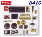 D416 Wilesco Traction Steam Engine Black-Brass Kit
