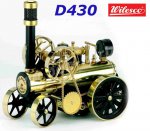 D430 00430 Wilesco Parní lokomobila De Luxe