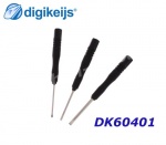 DK60401 Digikeijs Set of three small screwdrivers Digikeijs