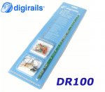DR100G Digikeijs LED diod Loclight zlato-bílé světlo + příslušenství