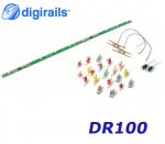 DR100W Digikeijs Loclight White Led Bar + accessories