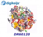 DR60120 Sitting Figures, 100 pcs., H0