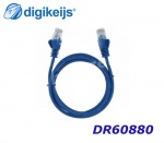 DR60880 Digikeijs STP cable 0,5 m blue