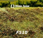 F510 Model Scene Grass mat - Premium line - Low bushes - Autumn Colour