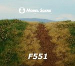 F551 Model Scene Travní foliáže - řada Premium - Násep jarní se suchými drny