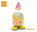 FEG0012 L'Oiseau Bateau Table Lamp Girl with meadow flowers