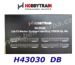 H43030 Hobbytrain Set of 4 express train cars F3 Merkur, of the DB