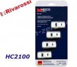 HC2100 Rivarossi Wagon Load: 4  cars with white transport cover, H0