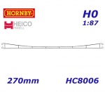 HC8006 Hornby Trolejové vedení, 270 mm  - 10 kusů - H0 1:87