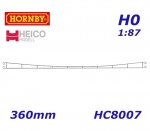 HC8007 Hornby Trolejové vedení , 360 mm  - 10 kusů - H0 1:87