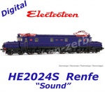 HE2024S Electrotren Heavy electric locomotive Class 7200 of the NORTE - Sound