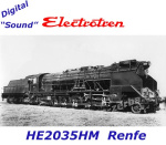 HE2035HM Electrotren Parní lokomotiva  5001 "Sante Fe",  RENFE - Zvuk