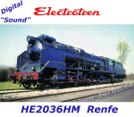 HE2036HM Electrotren Parní lokomotiva 151F-3106 "Santa Fe",  RENFE - Zvuk