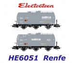 HE6051 Electrotren 2-unit set 3-axle tank wagon, Saltra of the RENFE