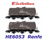 HE6053 Electrotren Set 2  třínápravových cisternových vozů "Saltra", RENFE