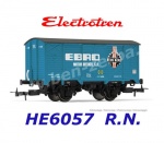 HE6057 Electrotren 2-axle covered  wagon PJ, "Ebro" of the R.N.