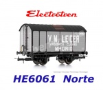 HE6061 Electrotren Wine transport wagon, "V.M. Lecea - Vagones Cubas Madrid" of the NORTE