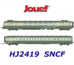 HJ2419 Jouef Diesel railcar RGP II X 2716 + trailer XR 7719, of the SNCF