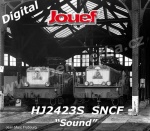 HJ2423S Jouef Elektrická lokomotiva řady CC 14015 se 2 světly, SNCF - Zvuk