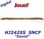 HJ2425S Jouef  4-dílná jednotka elektrického rychlovlaku  TGV Sud-Est coaches, SNCF - Zvuk