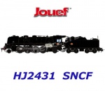 HJ2431 Jouef Parní lokomotiva 141 R 484 černá, SNCF