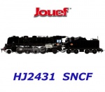 HJ2431 Jouef Parní lokomotiva 141 R 484 černá, SNCF