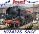 HJ2432S Jouef Steam locomotive 141 R 420 of the SNCF - Sound