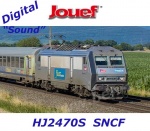 HJ2470S Jouef Elektrická lokomotiva BB BB 26163R, "fluo Grand Est", SNCF - Zvuk