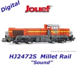 HJ2472S Jouef Diesel-elektrická lokomotiva Vossloh DE 18,  Millet Rail - Zvuk