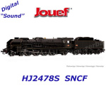 HJ2478S Jouef Steam locomotive Class 241 P 31 with tender 34 P of the SNCF - Sound