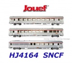 HJ4164 Jouef Set of 3 Passenger Coaches “TEE Mistral” of the SNCF