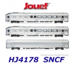 HJ4178 Jouef 3-dílný set osobních vozů "Train Expo" SNCF - set 1/2