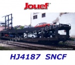 HJ4187  Jouef Car transporter DD DEV 66  of the SNCF
