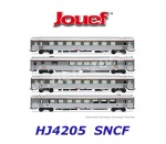 HJ4205 Jouef Set 4 osobních vozů TEE "Mistral 69" vlaku"Jules Verne", SNCF - Set č..1/2