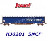 HJ6201 Jouef 4-nápravový vůz se shrnovací plachtou řady Rils, SNCF