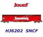 HJ6202 Jouef  4-axle Tarpaulin Wagon Type Rils "Kronenbourg", SNCF