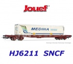 HJ6211 Jouef  Kontejnerový vůz Sgss kontejnerem "Medina", SNCF